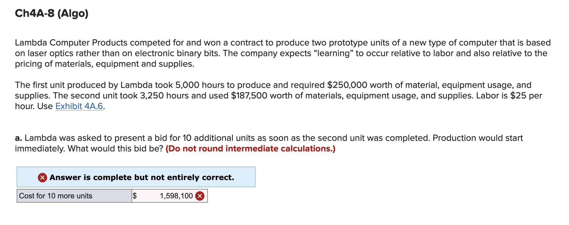 Ch4A-8 (Algo) Lambda Computer Products competed