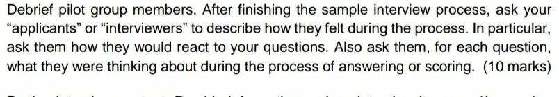 Behavioral: 1- Have you at any point committed an