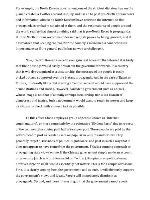 summarize this to one paragraph. IV. Political