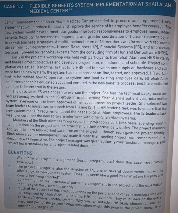 Looking for an answer to 3 and 4. Thanks! CASE