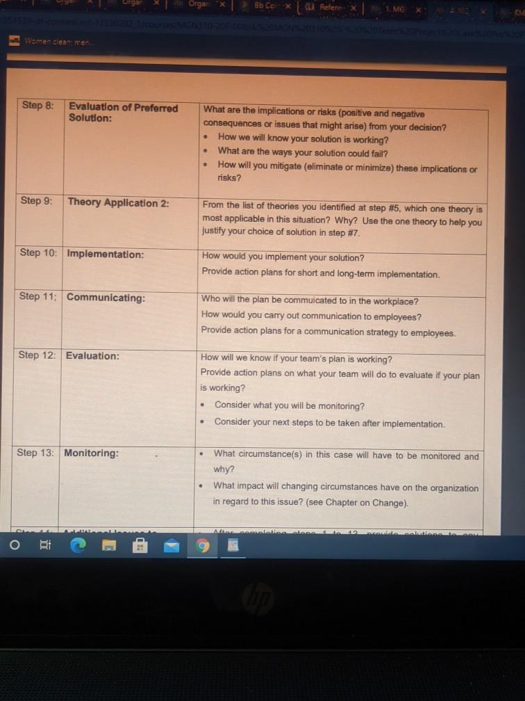 Read the case study and then answer the steps 1