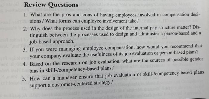 Review Questions 1. What are the pros and cons of