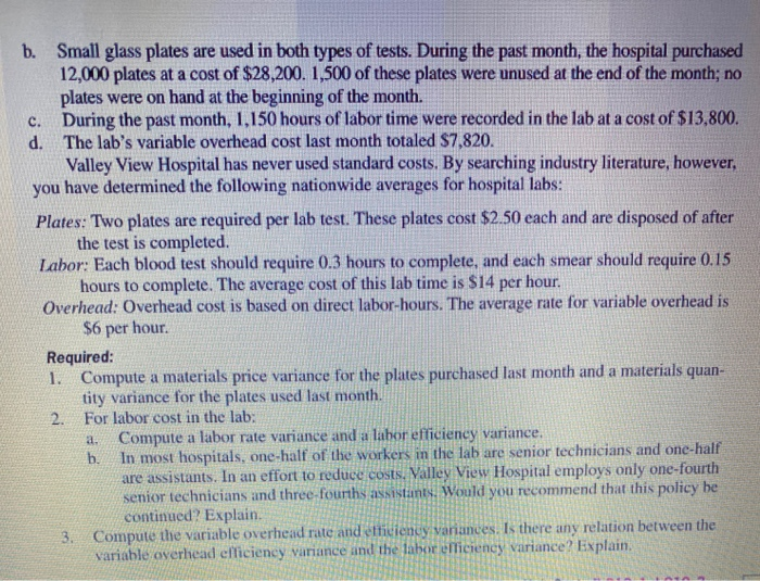 n Exhibits 10-5 and 10-1.) PROBLEM 10-12 Variance