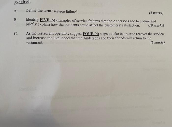 THE OLD MILL DINER The Andersons were always