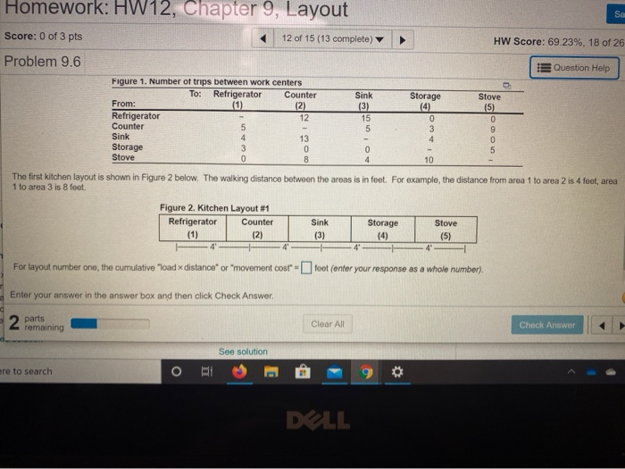 Homework: HW12, Chapter 9, Layout Sa Score: 0 of