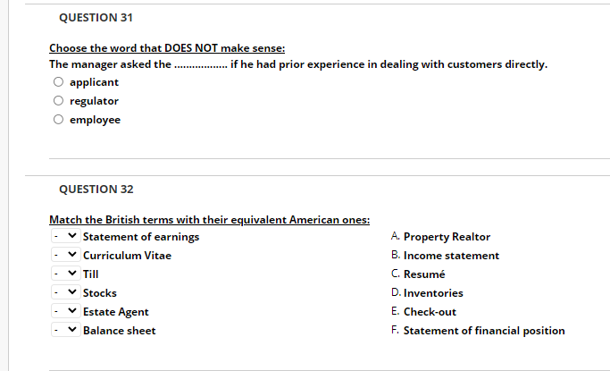 I need help in these questions. Please do them