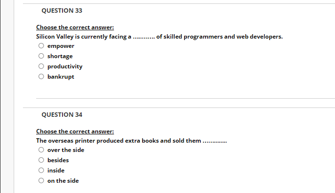 I need help in these questions. Please do them