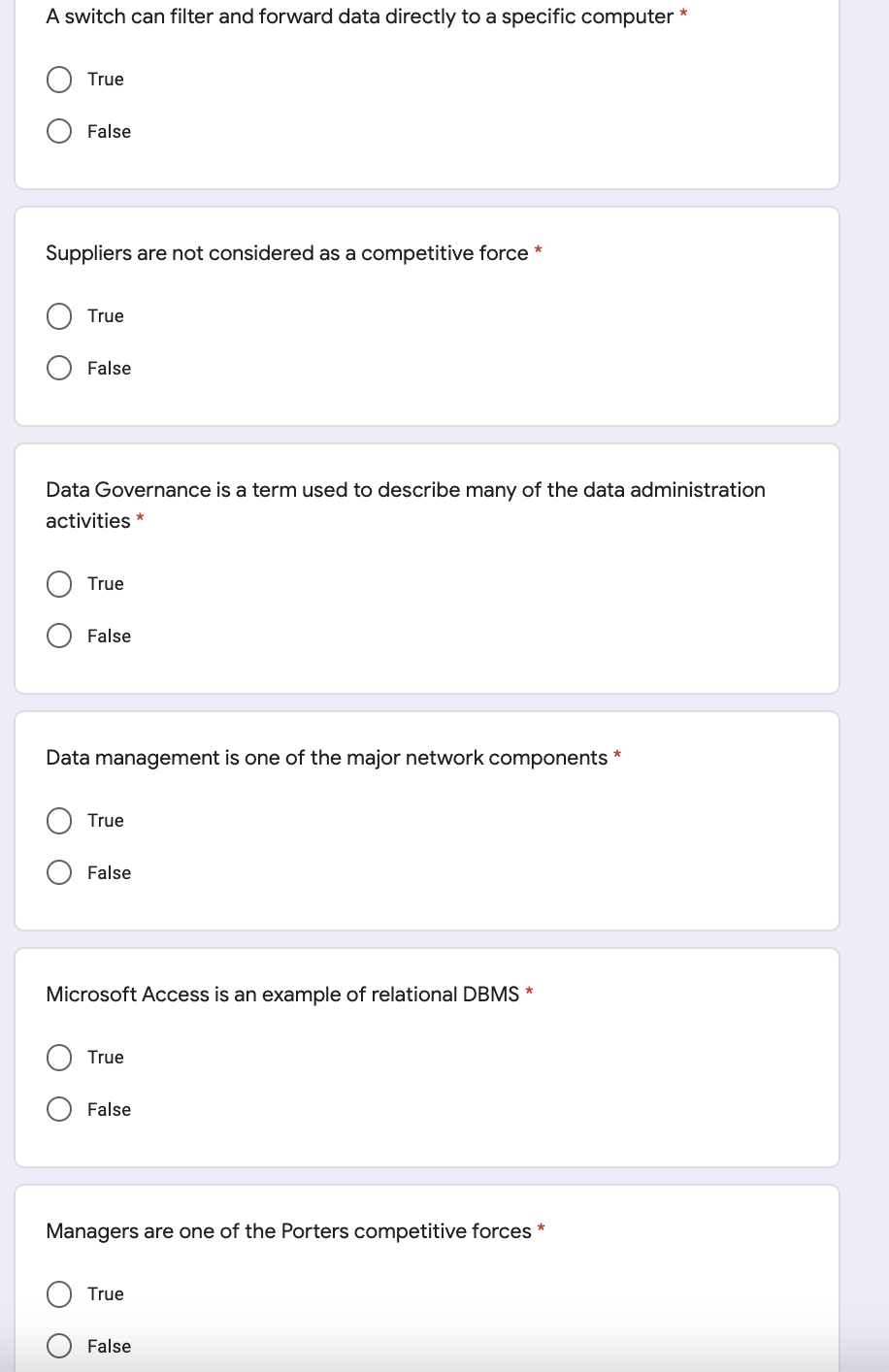 A switch can filter and forward data directly to