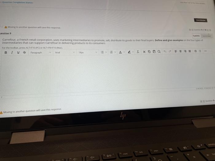 A Moving to another question will save this