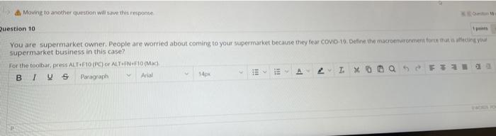 A Moving to another question will save this