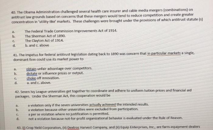 40-42 40. The Obama Administration challenged