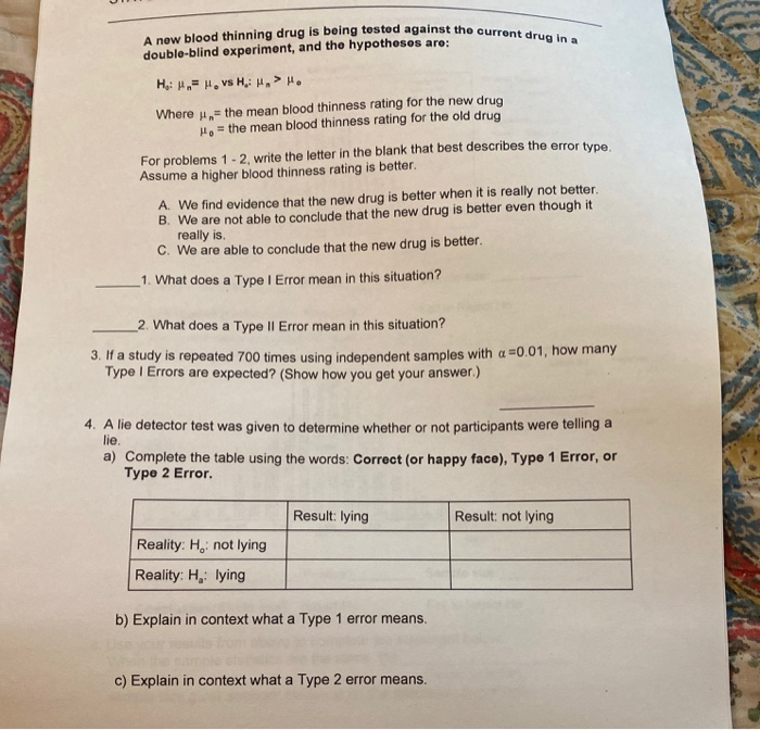 A now blood thinning drug is being tostod against