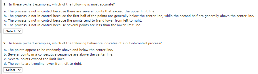 Conceptual Overview: Explore how p-charts are