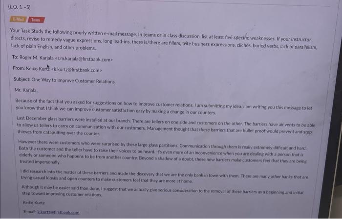 Help please and thank you. Your Task. Study the