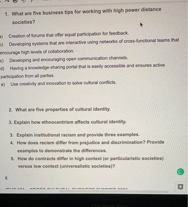 1. What are five business tips for working with