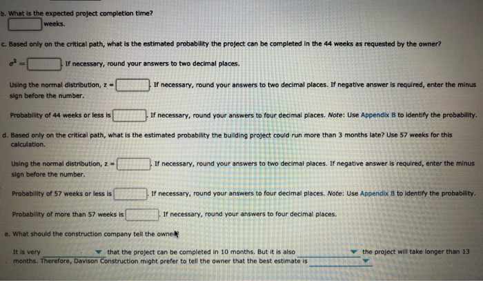Problem 9-14 (Algorithmic) Davison Construction