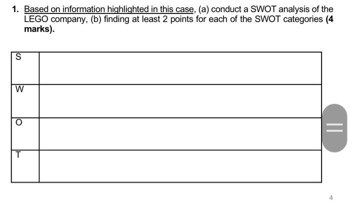 Question 2: Please read the following case study