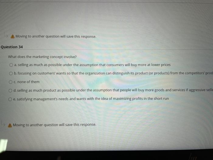 A Moving to another question will save this