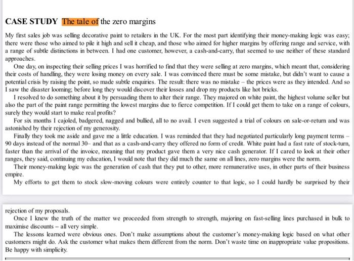 answere the following from case studies CASE