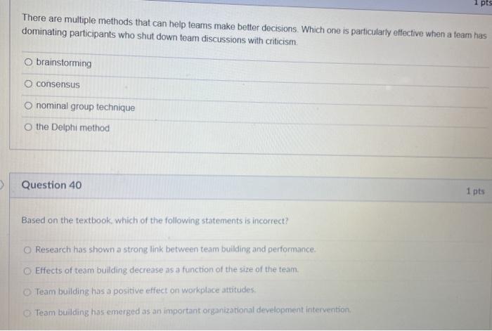 Trisha is interviewing candidates for an