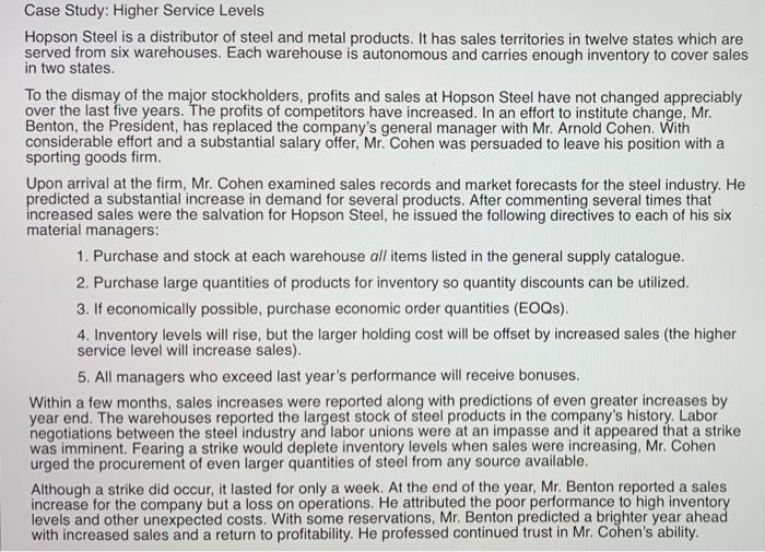 1. Discuss the merits of each of Mr. Cohen's