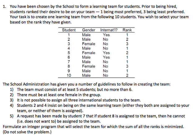 Please clearly state the three elements