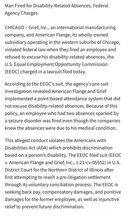 State the name of case. Summarize the case and