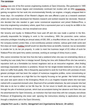 Explain TzeMay's main motivating factors based on