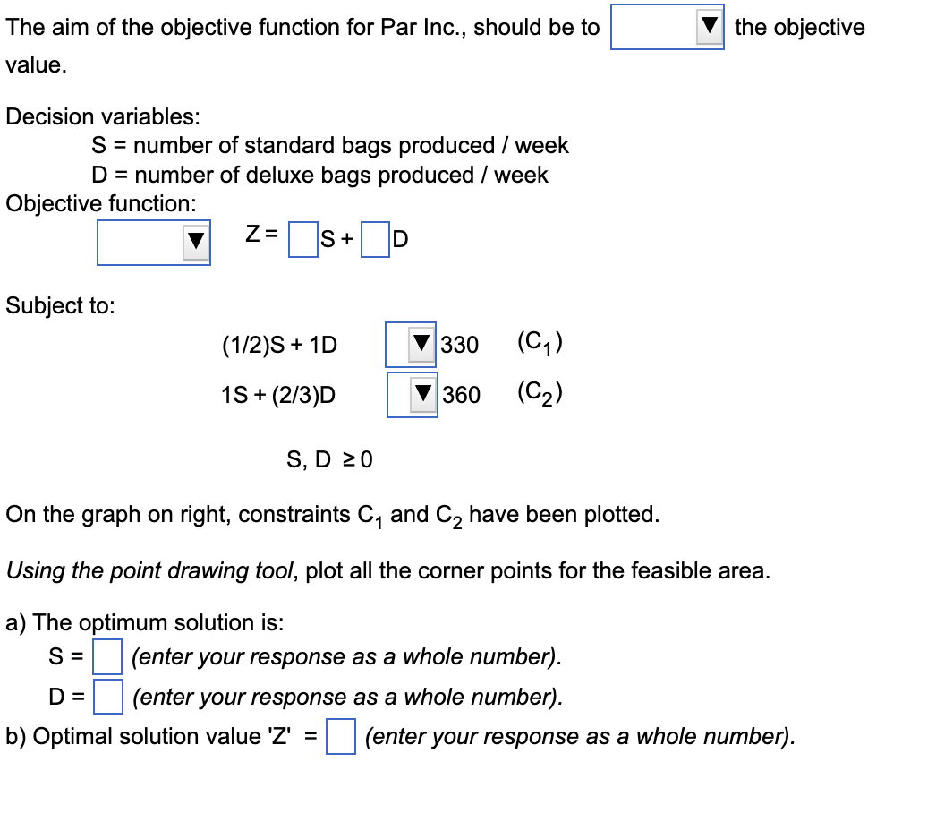 Par, Inc., produces a standard golf bag and a