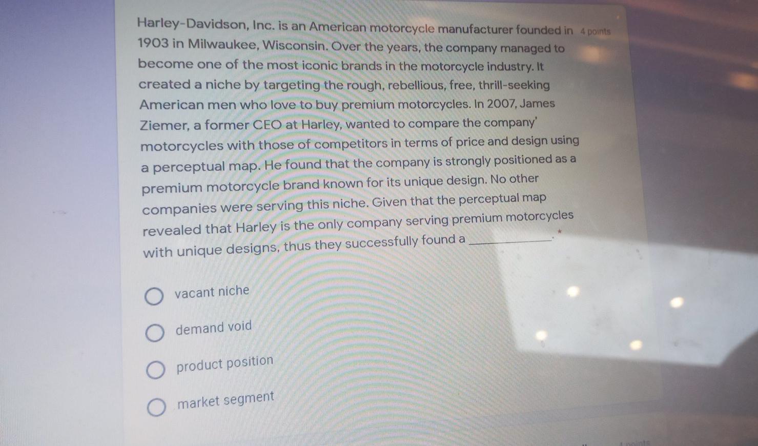 Harley-Davidson, Inc. is an American motorcycle