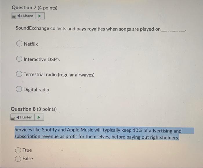 SoundExchange collects and pays royalties when