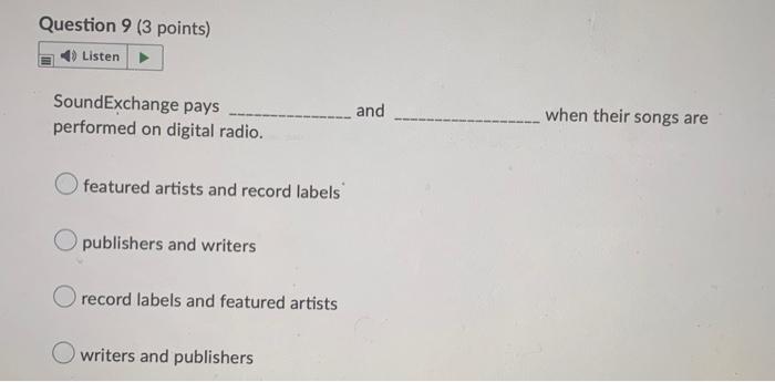 SoundExchange collects and pays royalties when