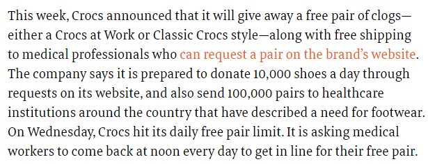 March 26th 2020, Question: As a new Marketing