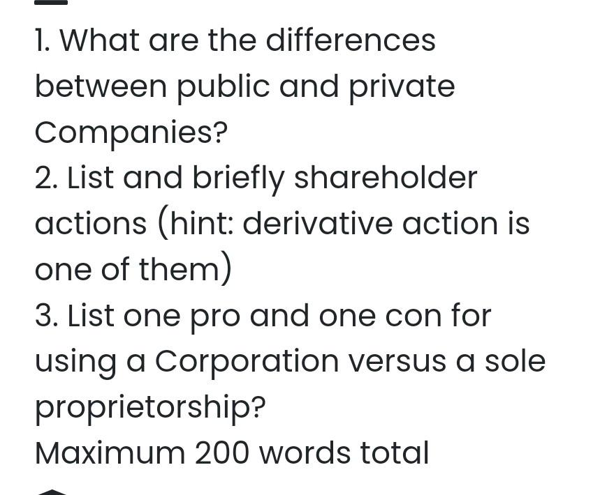 1. What are the differences between public and