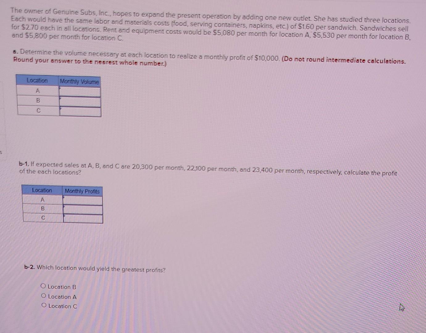 The owner of Genuine Subs, Inc, hopes to expand
