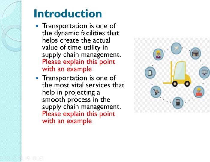 The importance of Transportation Management in