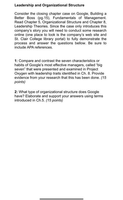 1: Compare and contrast the seven characteristics