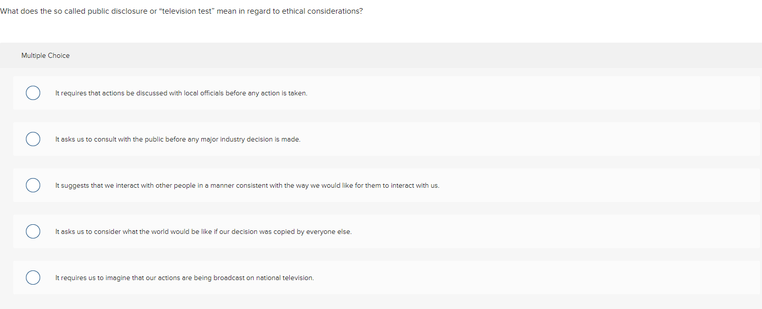 What does the so called public disclosure or