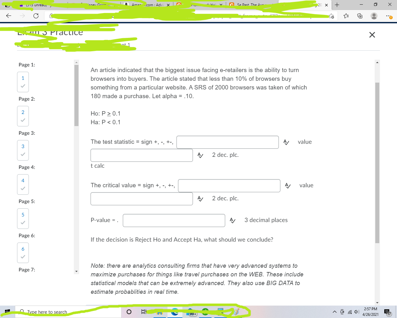 Pis unreau) Ama-com: Adv x C Se Past The Au- +