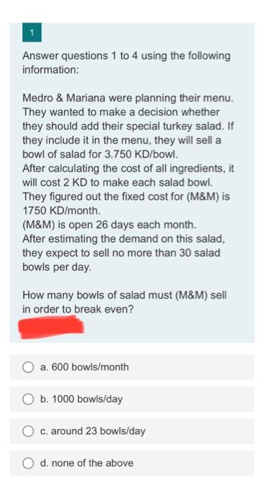 please I need one line explanation for the answer