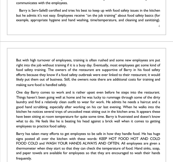 What is one example of the efforts that Barry has