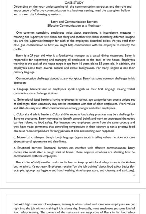 What is one example of the efforts that Barry has