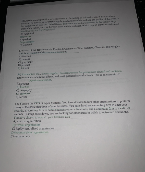 52) Agri Producers provides services related to