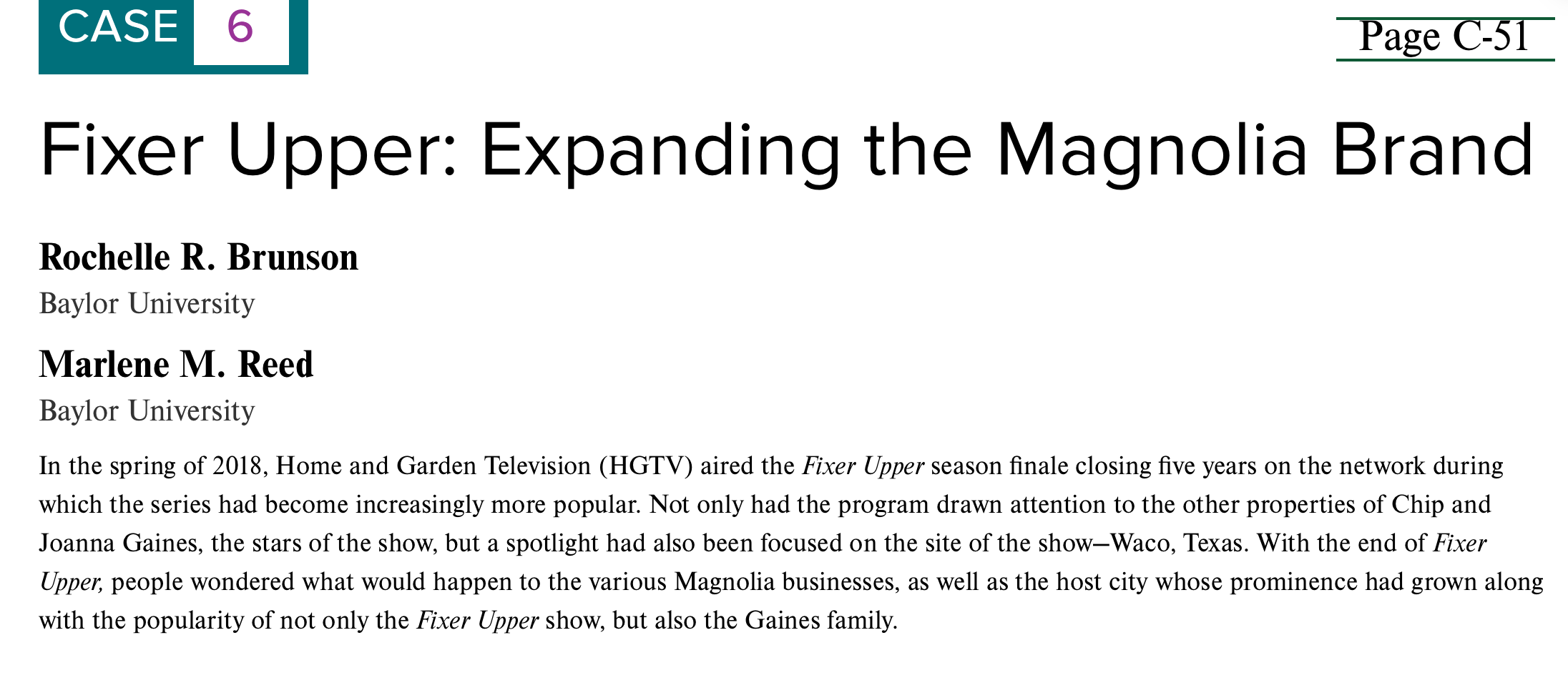 1. What are the major elements of Magnolia Inc.s