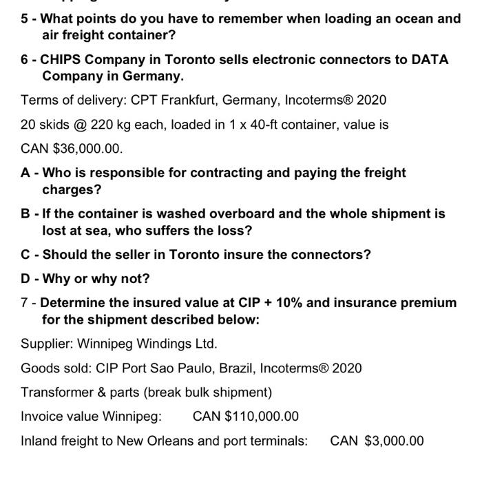 please answer all the questions in your own