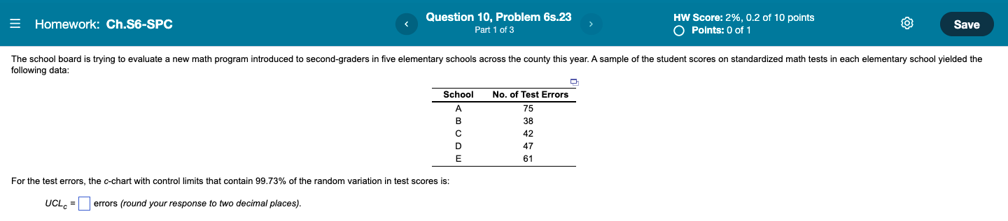 = Homework: Ch.S6-SPC Question 6, Problem 6s.16