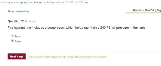 s test/quz is accepting submissions until Monday,