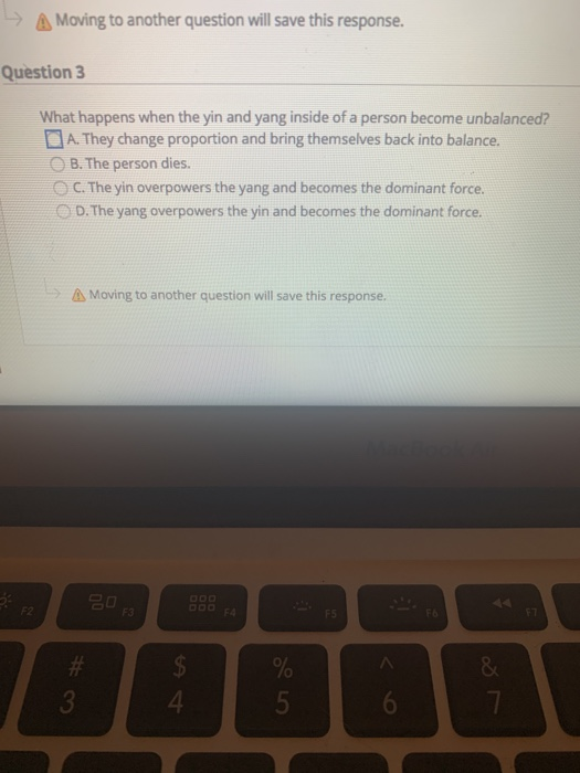 > Moving to another question will save this