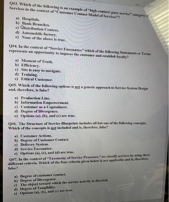 Q#3. Which of the following is an example of