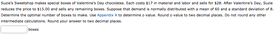 Suzie's Sweetshop makes special boxes of